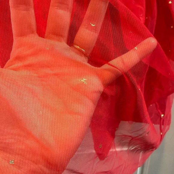 Hanna Andersson shimmer star long sleeve tulle skirt 5 - Picture 8 of 8